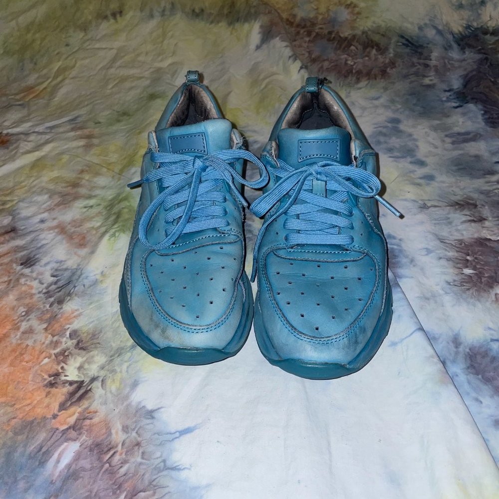 Blue Leather Camper Drift Sneakers